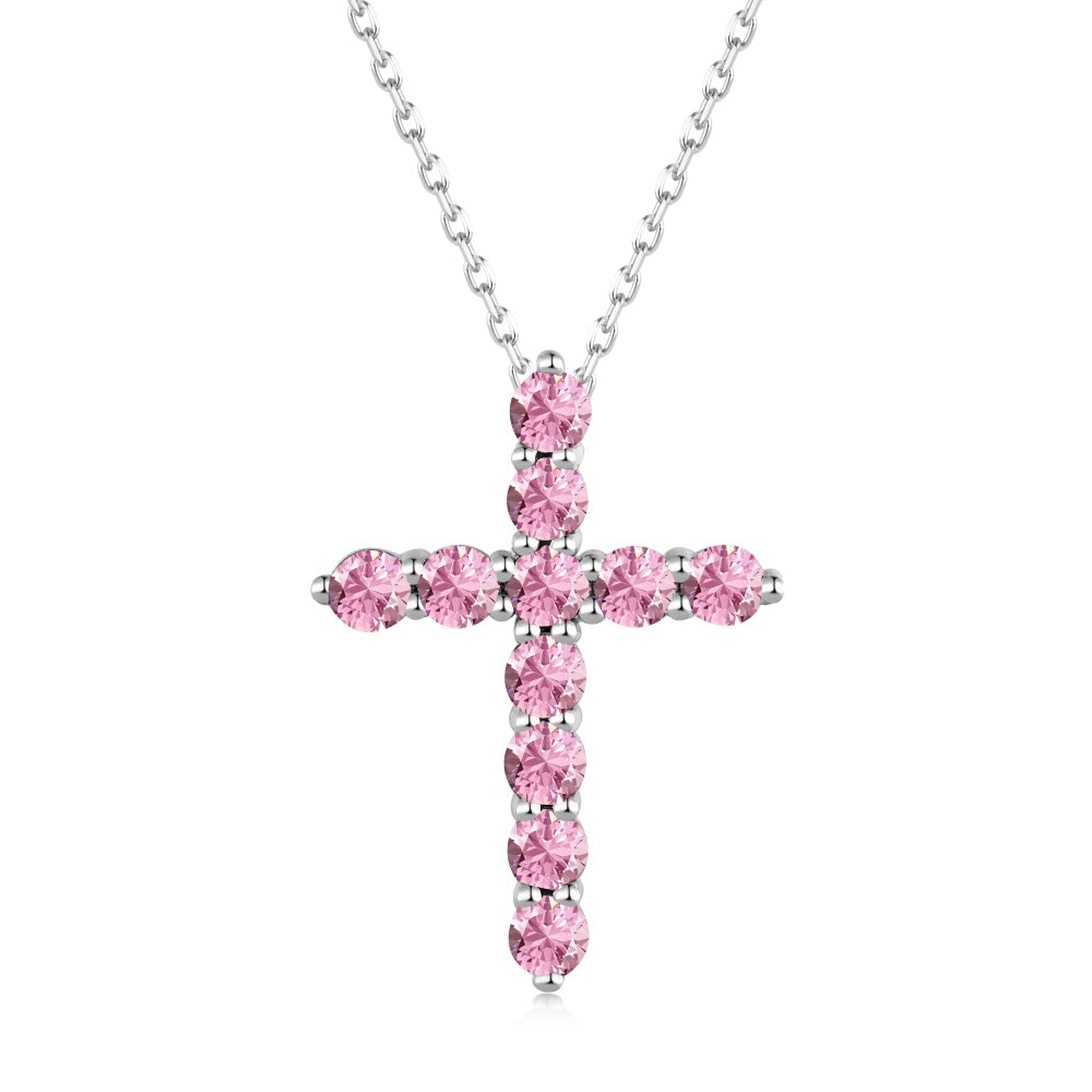 An image of the Aaliyah cross necklace