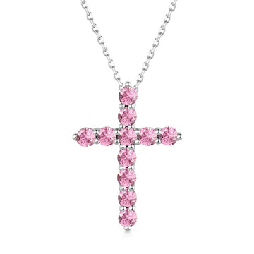 An image of the Aaliyah cross necklace