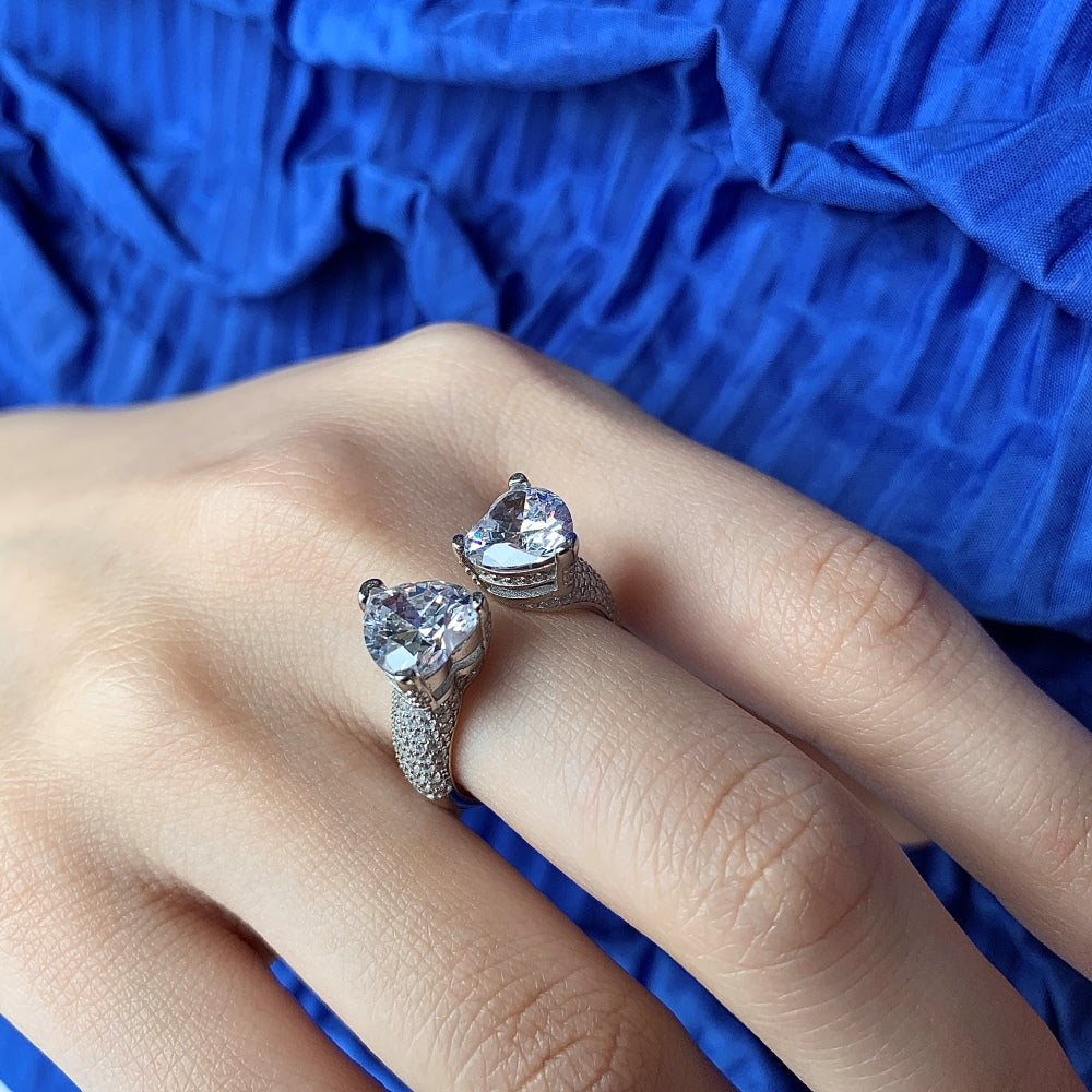 Angled close up of Myra ring